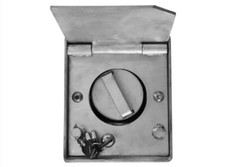 Telescopic security post Bollard Stanless Steel Finish