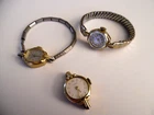 Lot of 3 Vintage Timex Ladies Watches One W/O Band