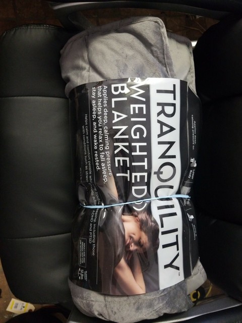 Tranquility Weighted Throw Blanket, Twin - Gray for sale online | eBay