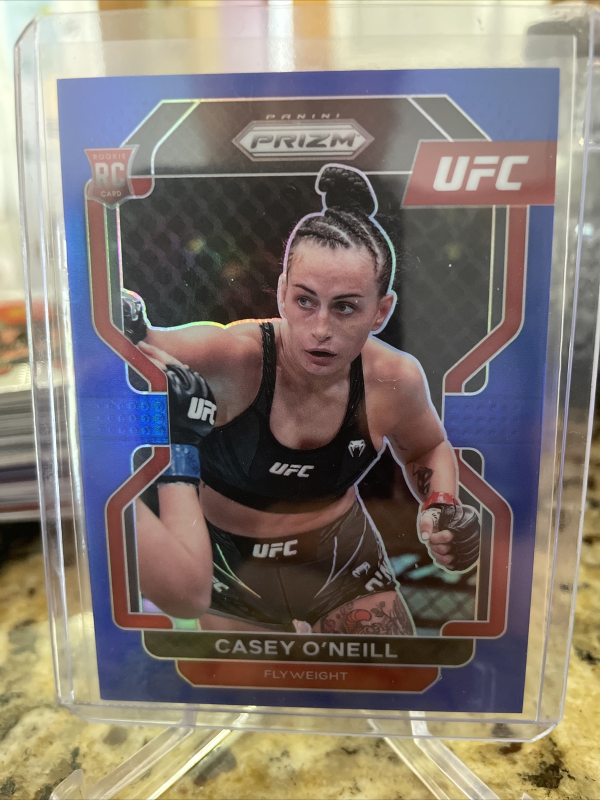 2022 Panini Prizm UFC Blue Casey O’Neill Rookie RC /199 SP