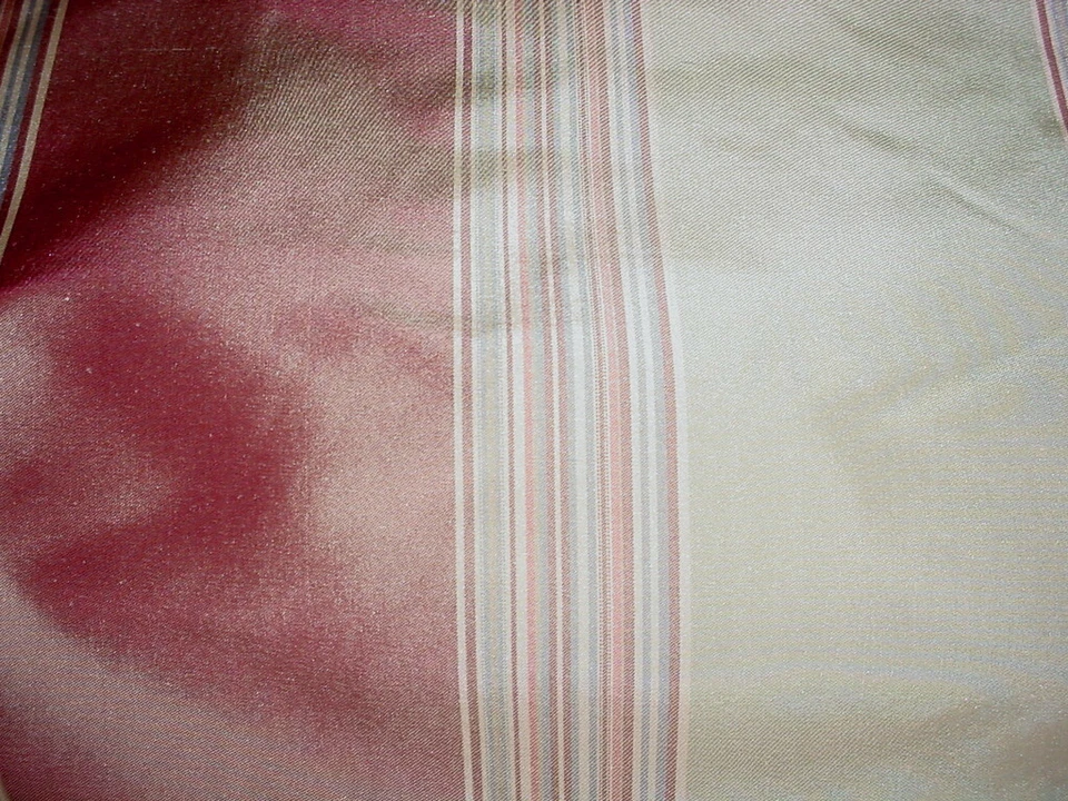 6-1/4Y Lee Jofa GP & J Baker J0551 Weston Silk Ribbon Stripe Upholstery Fabric - Image 3 of 4
