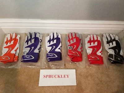 NIKE MVP ELITE PRO ADULT PREMIUM BASEBALL BATTING GLOVES, PGB395, NWT, PAIR