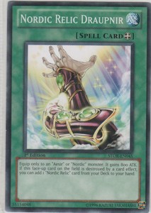 Nordic Relic Draupnir - STOR-EN045 - Common - Unlimited Edition x3 - Near Mint