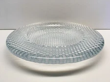 Holmegaard Denmark Trigona Heavy Shallow Bowl by Torben Jorgensen 7.5"