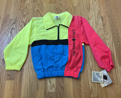 NWT Vintage Black Diamond 90s Kids Boys Ski Pullover Jacket Size