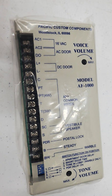 Pacific Electronics Af-1000 Amplifier for intercom systems (20877-1 AR BY51-16)