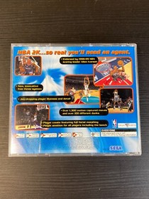 NBA 2K Sega Dreamcast Game with Case w/Manual