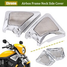 Chrome Airbox Frame Neck Side Covers For Harley V-Rod VRSCAW Night Rod Special