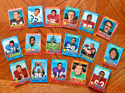 1971 Topps Football Cards,Great Prices SAVE! Buy 2-10% Off, 3-15% Off, 4-20% Off