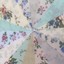 Guirlande De Fanions (bunting) Tissu Fait Main Vintage - Motifs Fleuris Pastel - Neuf Pour Mariage