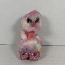 AVERY the PASTEL TIE DYE OSTRICH - Ty 8 " Beanie Boos New with Tags