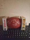 Tom Brady Peyton Manning Patrick Mahomes Signed DUKE FOOTBALL FANATICS COA