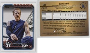 2024 Topps Series 2 Golden Mirror Image Variation Dustin May #683