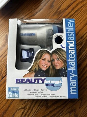 mary-kateandashley Beauty Blast 1600W Hair Dryer Blue Silver Cool Shot