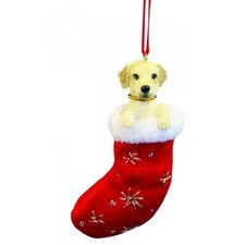 Assorted Labrador Retriever Lab Santa's Little Dog Christmas Ornament Decoration