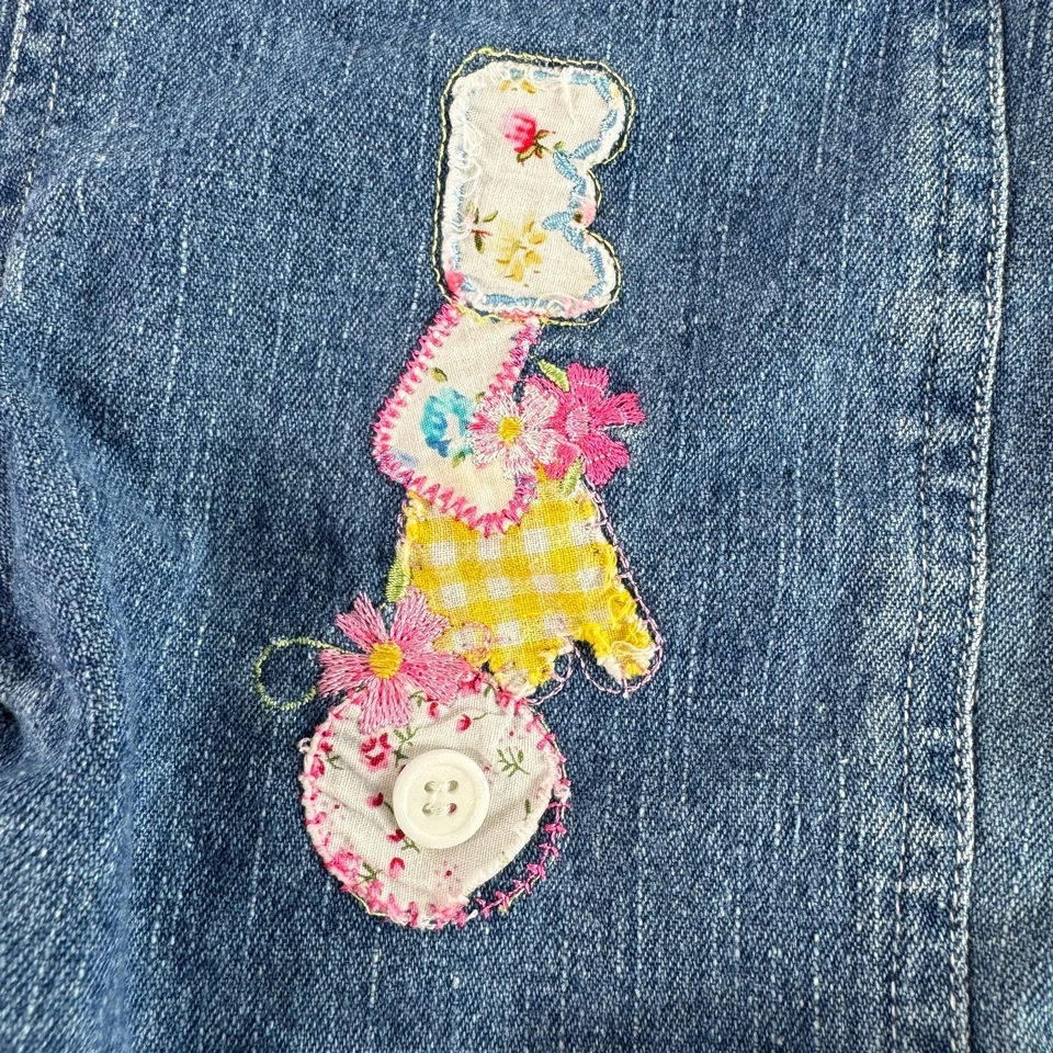 Mono vaquero vintage años 90 Y2K Plaza Sésamo Elmo bebé bordado 24 meses Foto 4 de 4