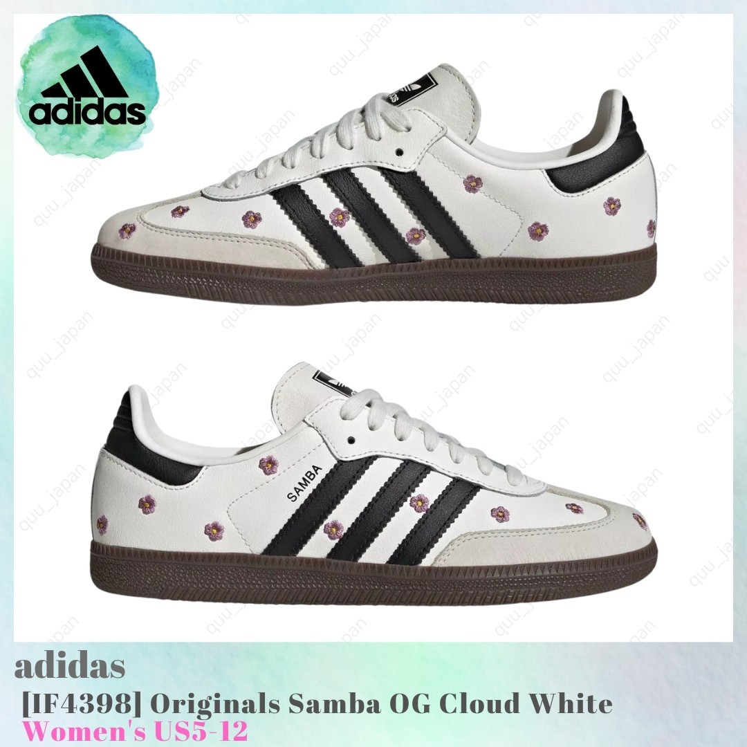 Size 8 - adidas Samba OG White Floral Embroidery W for sale