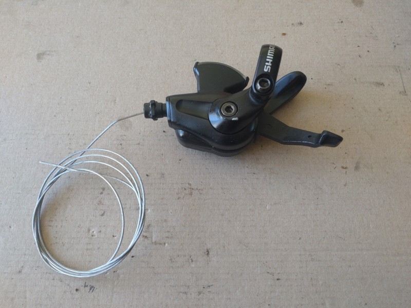 Retro Shimano Acera SL-MC20 3 Speed Left Front Trigger Shifter w/ Cable