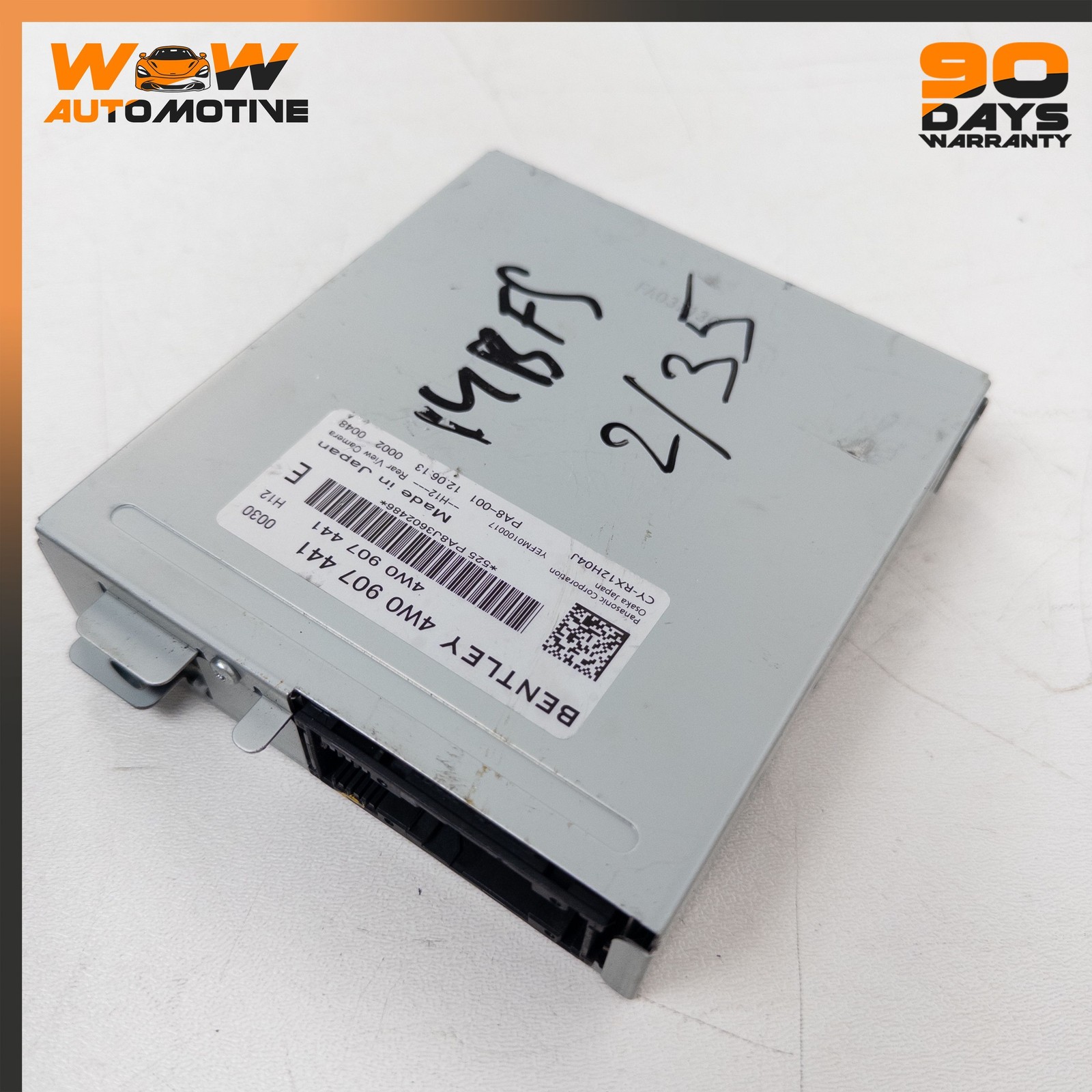 14-19 BENTLEY FLYING SPUR REAR VIEW CAMERA CONTROL MODULE UNIT 4W0907441 OEM