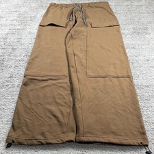 NWOT Baggy Y2K 2000  s Loose Fit Embroidered Skater Double Knee Cargo Sweat Pants