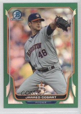 2014 Bowman Chrome Green Refractor 73/75 Jarred Cosart #219 0a1