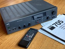 NAD 705 Stereo Receiver Working. Bundle Remote - back light needs replacing.