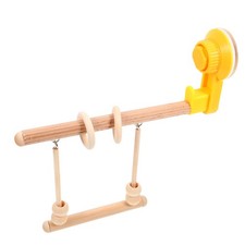  Ventouse support de jeu pour oiseaux, perche d'entraînement, support de jeu