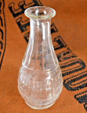 ANCIENNE CARAFE PUBLICITAIRE EN VERRE CAVAR ANIS PASTIS DE CAVAILLON 1920/1930
