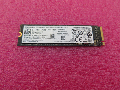 Western Digital PC SN730 1TB NVMe M.2 2280 SSD 1024GB PCIe Gen3 SSD WD Drive