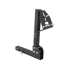 Spare Tire Hitch Mount Tire Rack Multi Functional Foldable Spare Tire Carrier