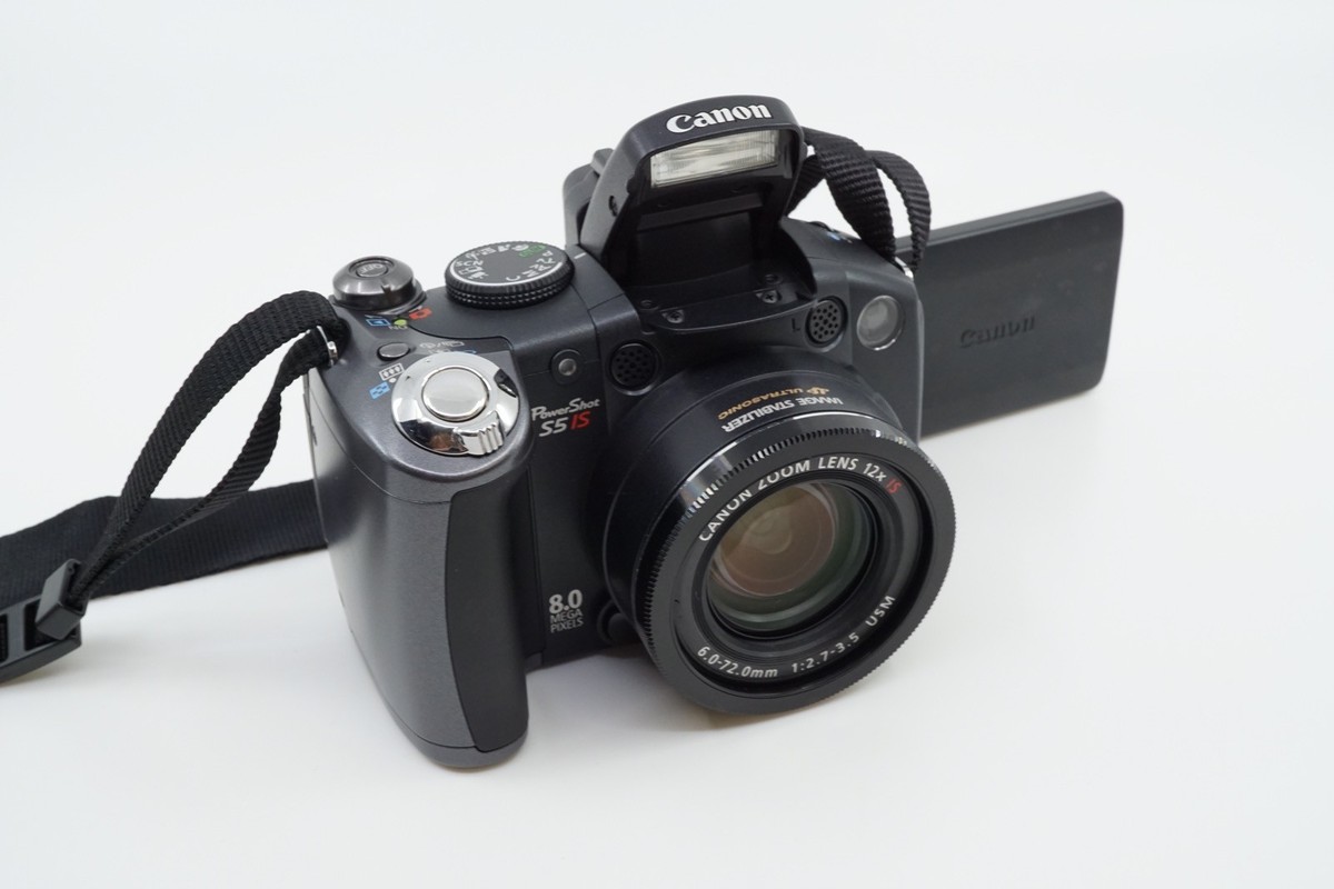 Vintage 2007 CANON PowerShot S5 IS 8.0MP 12x Zoom Digital Camera