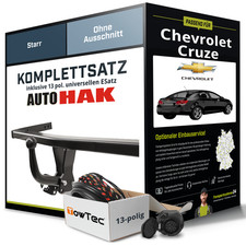 Anhängerkupplung starr für CHEVROLET Cruze +E-Satz AHK
