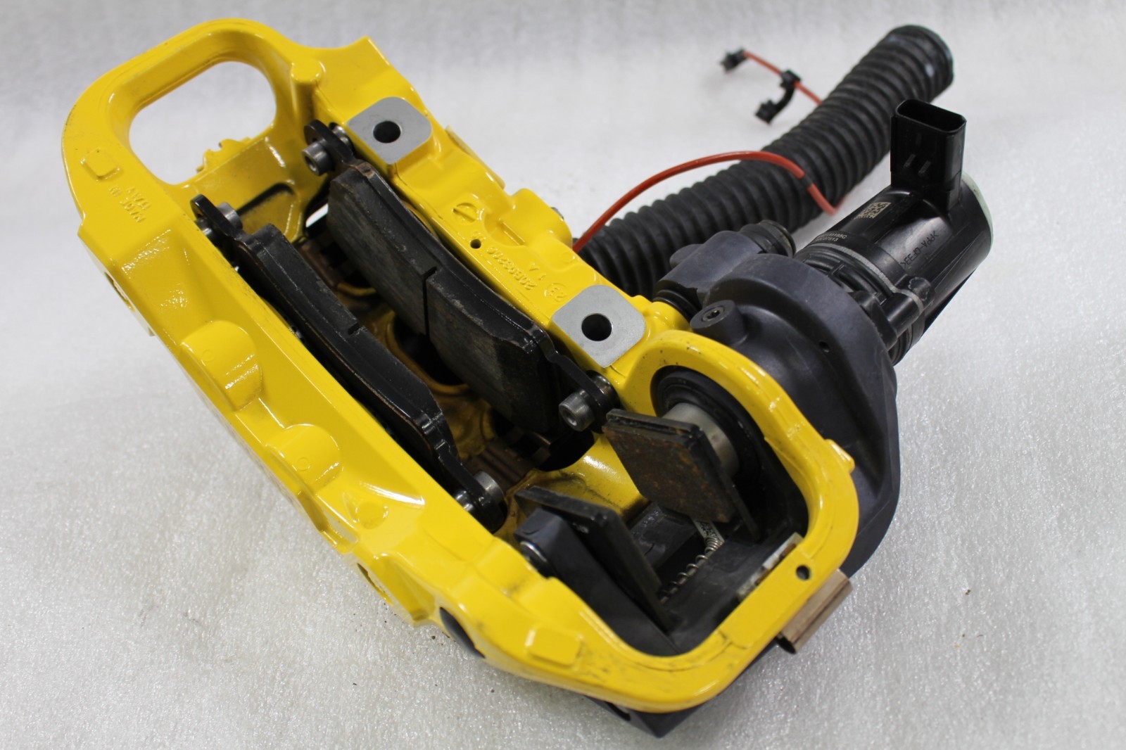 Ferrari 296 GTB, RH, Right, Rear Brake Caliper, Yellow, Used, P/N 776940