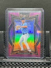 Carson Williams 2025 Select -  Concourse - Purple Prizm #48/75 - #54 Rays