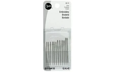 Dritz Crewel Hand Sewing Needles Set Long Eye European Quality for Embroidery