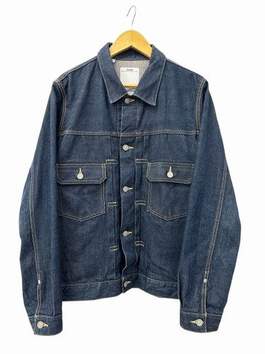 VISVIM Ron Herman Exclusive 101 JKT Denim Indigo AB Cotton Leather Size 4