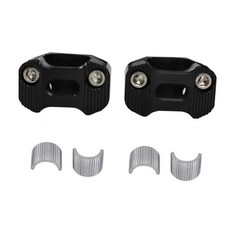 Motorcycle CNC Handlebar Riser 22mm 28mm Bar Mount Clamps For EXC KLX KXF Black