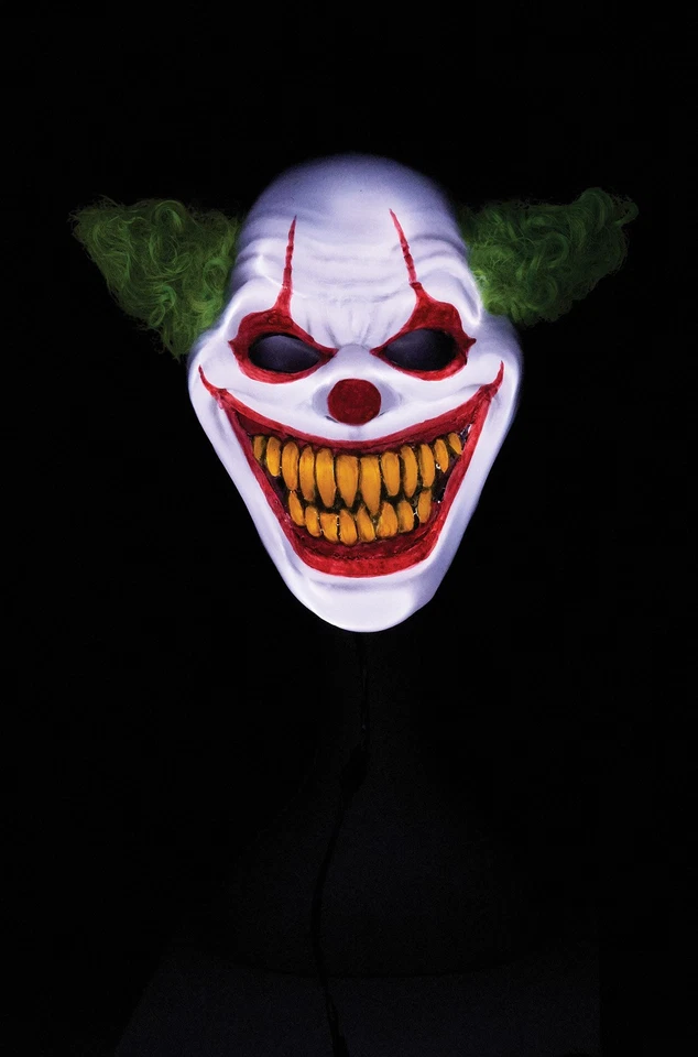 Nueva máscara iluminada circo payaso homicida Ha Ha Foto 2 de 2