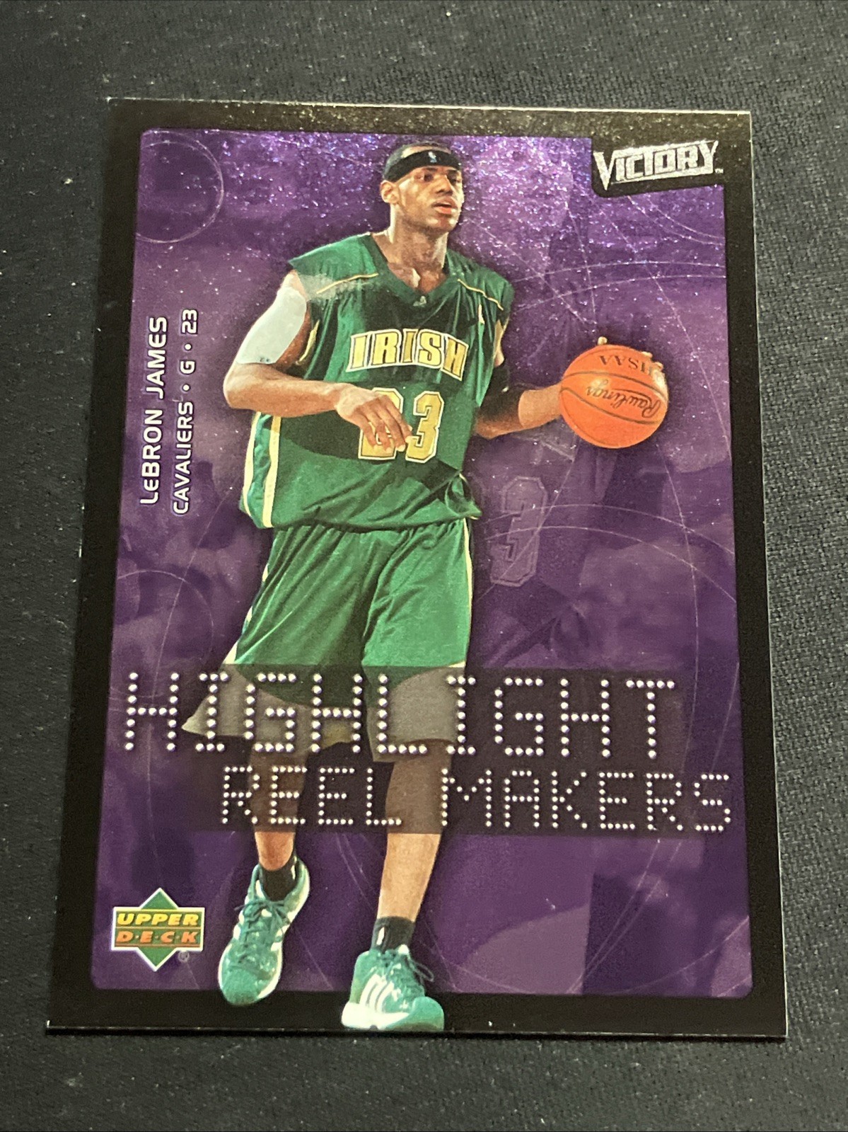 2003-04 Upper Deck Victory Highlight Reel Makers LeBron James #222 (RC) Cavs