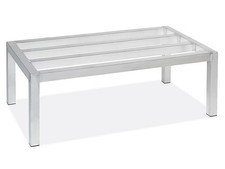 Pack of 1 Aluminum Dunnage Rack - 36 X 20 X 12"