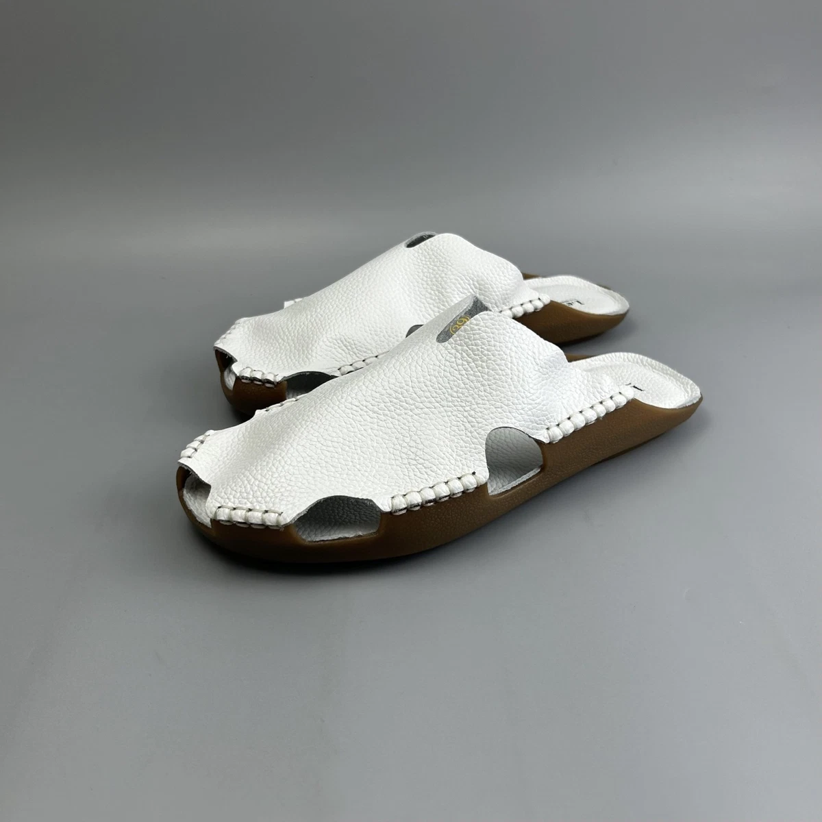 Unbranded Leather Upper White Sandals for Men for sale | eBay