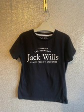 Jack Wills Kids T Shirt Black Age 8-9 Years Great Condition Simple Design
