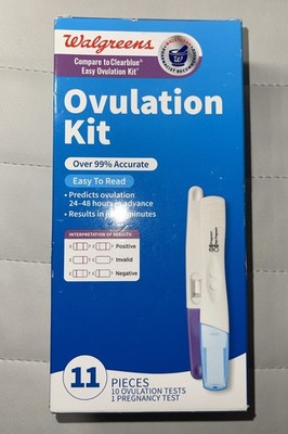 10ct OVULATION Test Kits + 1ct Pregnancy Test Walgreens Best By 10/26 NEW