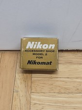 Vintage Nikon Accessory Shoe Model 2 for Nikomat Nikkormat Boxed Japan JDM OEM