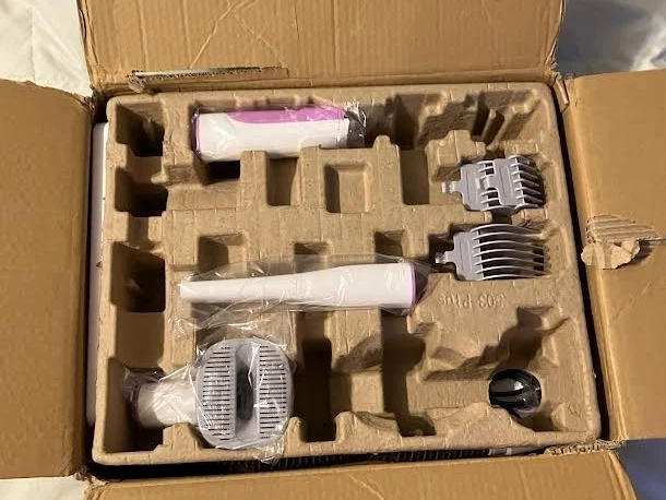 GEOOROOD Pet Grooming Kit 4-in-1 w/Vacuum -Partial Kit-Open Box