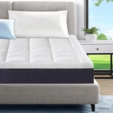 Elemuse 5” Full Cooling Gel Memory Foam Pillowtop Mattress CertiPUR-US Sealed