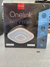 First Alert Onelink Safe Sound 3-in-1 Hardwired Alarm White Wi-Fi Alexa