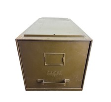 Vintage Art Metal Modular Stacking Industrial File Cabinet Drawer 26 x 11 x 11