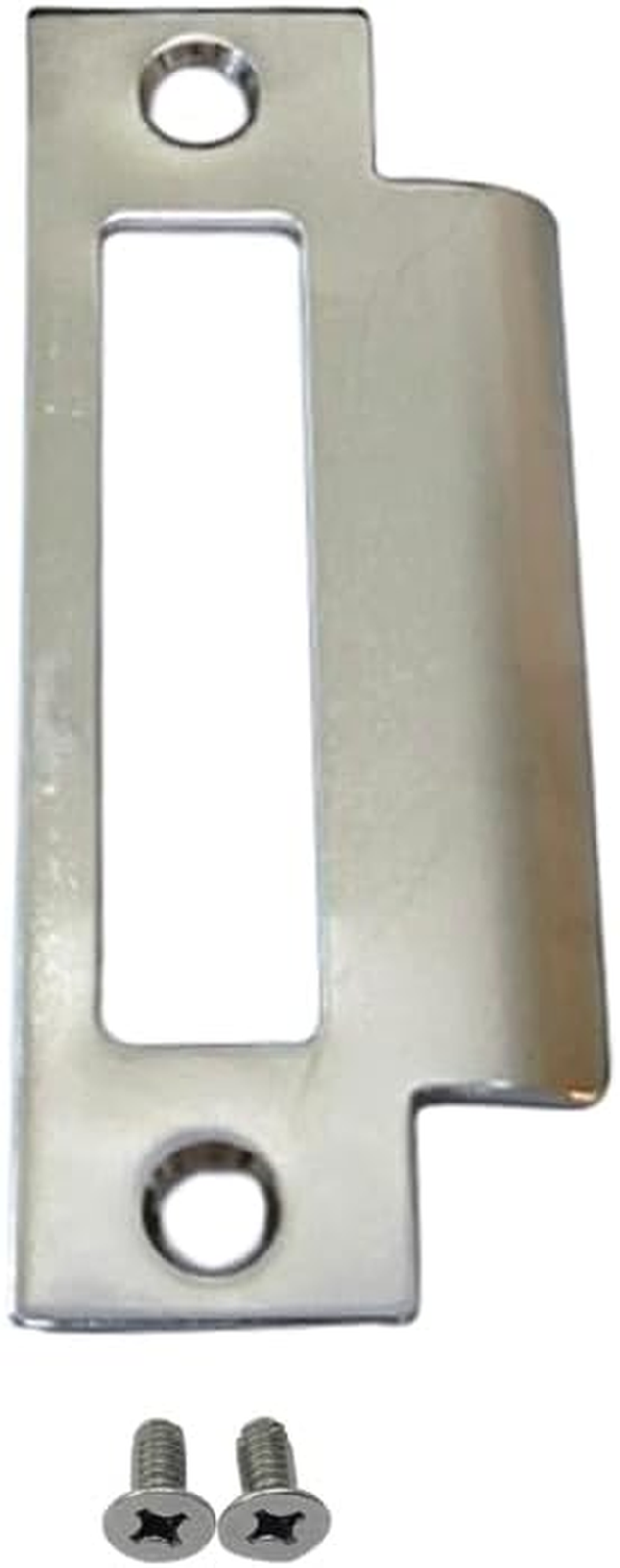 Steel Extended Deadbolt Lock Strike 4-7/8 Inch Zinc 1 Pack Taiwan Made