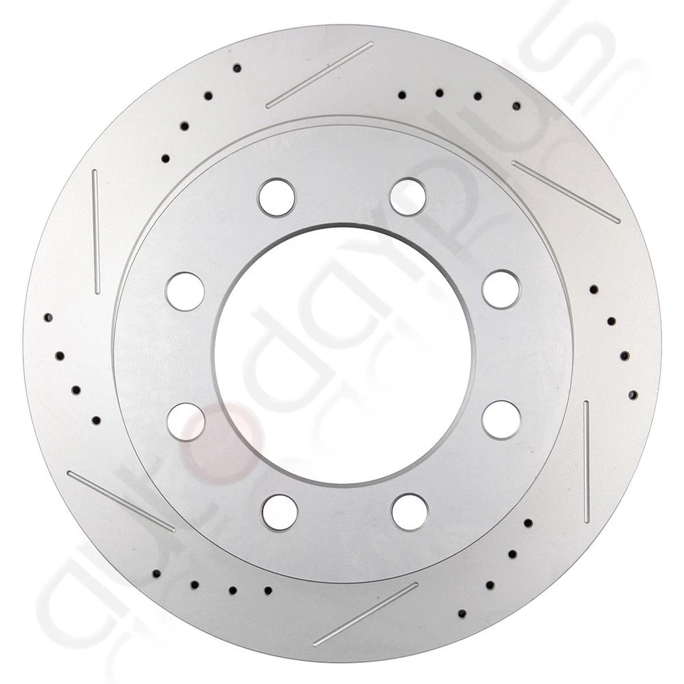 Rear Brake Rotors And Ceramic Pads For 2006 2007 2008 Dodge Ram 1500 2500 3500 Foto 2 de 4